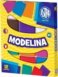 Modelina 12 kolorów ASTRA - ASTRA papiernicze