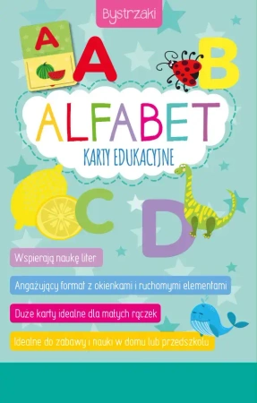 Bystrzaki. Alfabet. Karty edukacyjne - Izabella Sieńko-Holewa