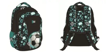 Plecak 3 komorowy 15 cali. Neon Football