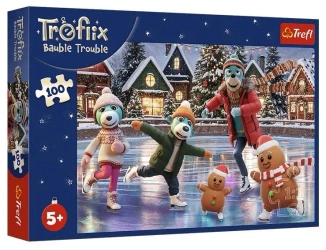 Puzzle 100 Bert w bombkach - Trefl