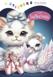 Kolorowanka 135x190 z naklejkami Urocze baletnice - Fresh