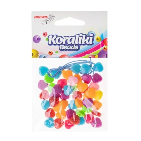 Koraliki do nawlekania serca - Brewis