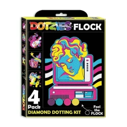 Diamond Dotz - Adults Flocked Neon Retro Classic