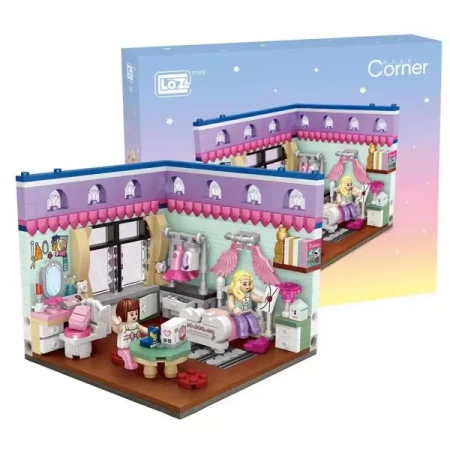 Klocki Konstrukcyjne Mini Domek Sypialnia - Nice Idea