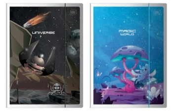 Teczka z gumką A4 Metallic Fantasy (10szt) - INTERDRUK