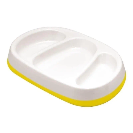 Talerz antypoślizgowy z przegródkami - edisonMAMA