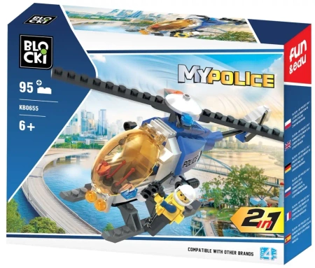 Klocki Blocki MyPolice 2 w 1 95 el. - Icom