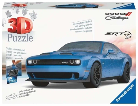 Puzzle 3D 163 elementy Dodge Challenger SRT Hellcat Redeye Widebody - Ravensburger Polska