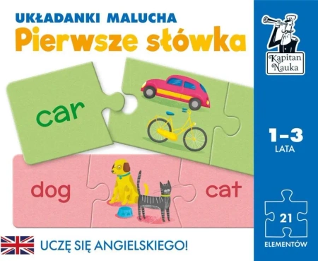 Kapitan Nauka. Pierwsze słówka. Układanki malucha - Katarzyna Drewek-Wojtasik