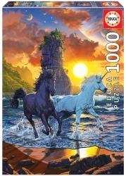 Puzzle 1000 Jednorożce na plaży Vincent Hie 110467 - Educa