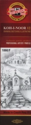 Ołówek F Op.12 szt. Koh-i-noor 1860
