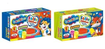Farby plakatowe neon 20ml 6 kolorów BAMBINO - ST-MAJEWSKI