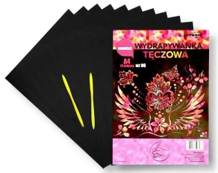 Wydrapywanka tęczowa A4 multicolor WZ-06 - Penword