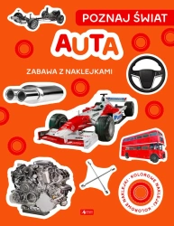 Poznaj świat. Zabawa z naklejkami. Auta - opracowanie zbiorowe