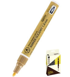Marker olejowy Grand GR-25 złoty 1 sztuka