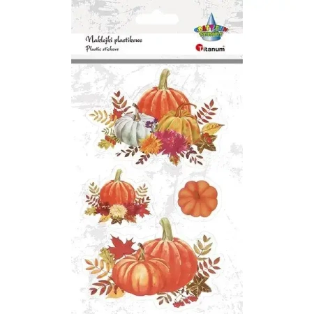 Naklejki foliowe dynie 4szt - Titanum