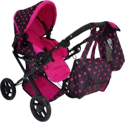 Wózek dla lalek głęboki z torbą - MarioToys