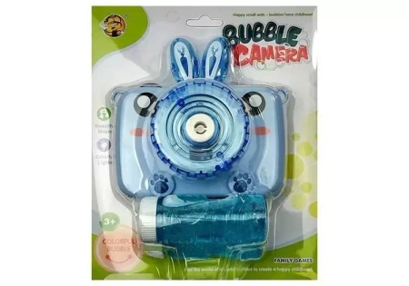 Aparat puszczający bańki niebieski - Leantoys