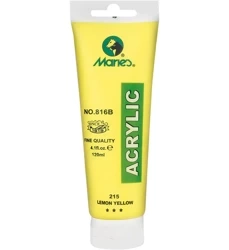 Farba akrylowa żółta Maries 120 ml 816B-215 - Kw trade