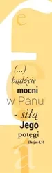 Zakładka duża - Bądźcie mocni w Panu - Szaron