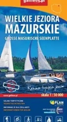 Mapa tur. -Wielkie jeziora mazurskie 1:50 000 - opracowanie zbiorowe