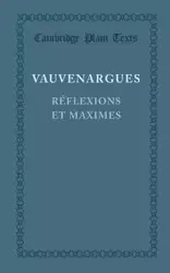 Reflexions et maximes - Marquise de Vauvenargues Luc de