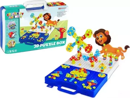 Zestaw Puzzli 3D DIY Wkrętarka Teczka
