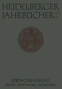 Heidelberger Jahrbücher - Universitäts-Gesellschaft
