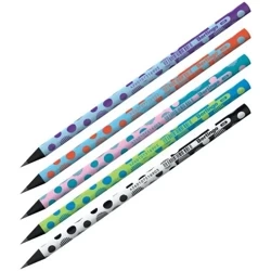 Ołówek z czarnego drewna Dots MIX - Berlingo