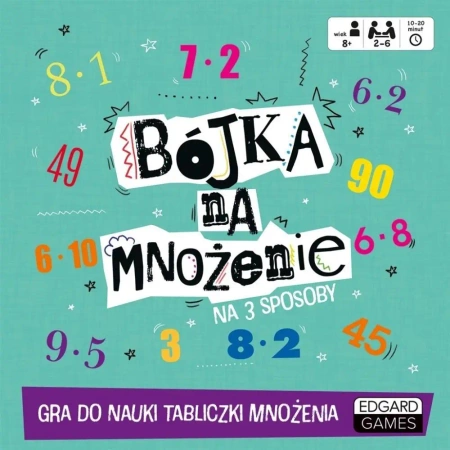 Gra do nauki tabliczki mnożenia. Bójka na mnożenie - Ewa Norman, Patrycja Wysocka, Agnieszka Matz