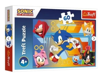 Puzzle 60 Sonic w akcji TREFL