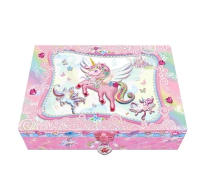 Notatnik w szkatułce z akcesoriami jednorożec - Pecoware