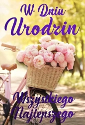 Karnet Urodziny damskie rower - YEKU