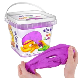 Zestaw lekkiej powietrznej ciastoliny fiolet 910ml - Okto