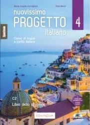 Nuovissimo Progetto italiano 4 Podręcznik do włoskiego dla młodzieży i dorosłych Poziom C2 - Marin Telis, Maria Angela Cernigliaro