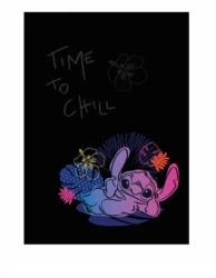 Disney Black. Zeszyt A4. Linia 60 kartek. Stitch 3 - Patio