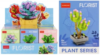 Klocki Konstrukcyjne Kwiaty 71 ElementÓw Mega Creative 567461