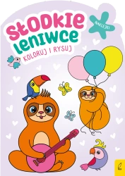 Koloruj i rysuj. Słodkie leniwce - opracowanie zbiorowe