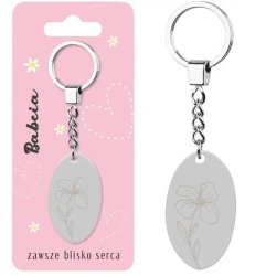 Brelok prezentowy Babcia zawsze blisko serca - Be-Happy Gifts