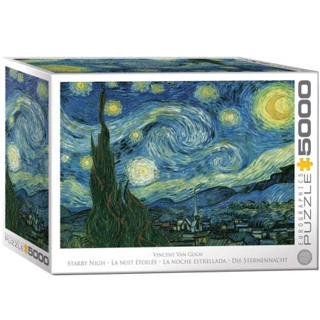 Puzzle 5000 Starry Night by Vincent Van Go 8520-1204 - Eurographics