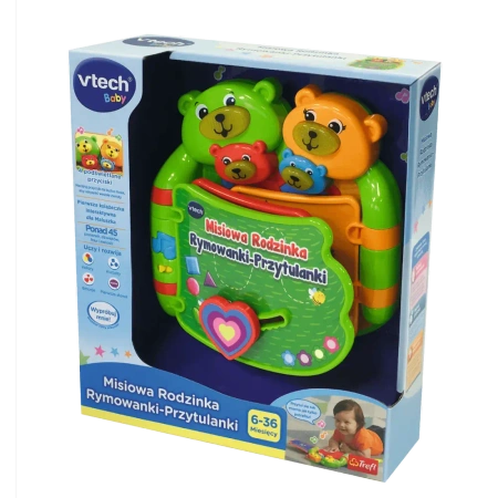 Misiowa Rodzinka Rymowanki Przytulanki VTech 60993 - Vtech PAP
