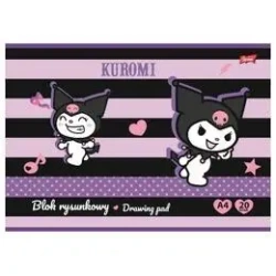 Blok rysunkowy A4/20K 80g/m2 Kuromi (10szt) - UNIPAP