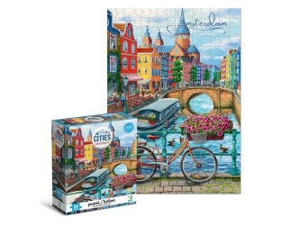 Puzzle 300 Easy-M Cities Amsterdam - Dodo