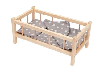 Łóżeczko z pościelą - Bączek