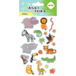 Naklejki Zoo 10x20cm HAPPY COLOR - GDD