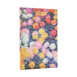 Kalendarz książkowy maxi 2026 Monet's Chrysanthem - Paperblanks
