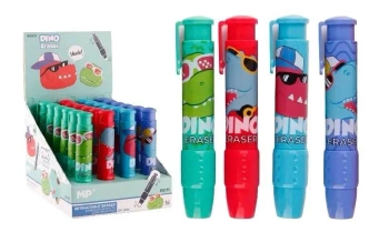 Gumka ścieralna długopis dinozaur (24szt) - MP Main Paper