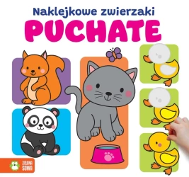 Naklejkowe zwierzaki. Puchate - Natalia Berlik