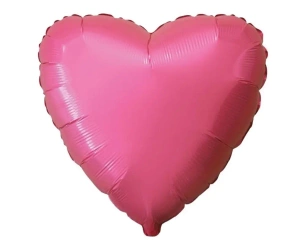 Balon foliowy 46cm Serce pastel czerwony - Godan