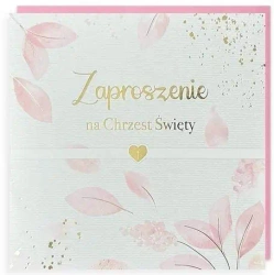 Zaproszenie Chrzest 5szt - Kukartka